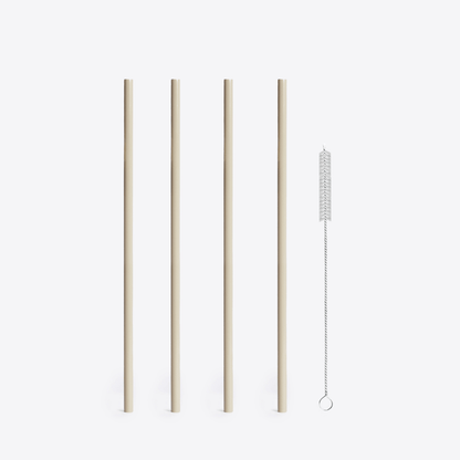 LuxePressKitchen Straw Kit (Medium) BPA-Free Reusable Straws for Blender Bottles