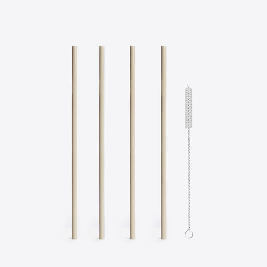 LuxePressKitchen Straw Kit (Medium) BPA-Free Reusable Straws for Blender Bottles