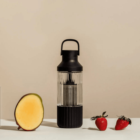 LuxePressKitchen Glass Hydration System – 750mL Infuser Water Bottle