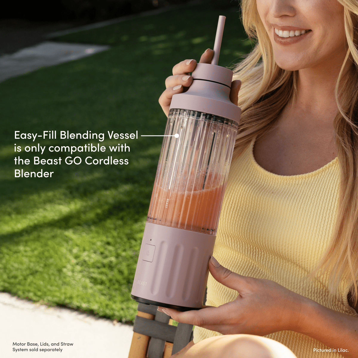 Easy-Fill 670mL Blending Vessel Compatible with GO Cordless Blender