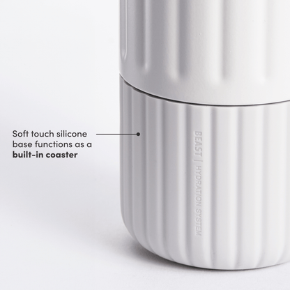 LuxePressKitchen Dual Cap Stainless Steel Hydration Bottle 22 oz Insulated Water Bottle