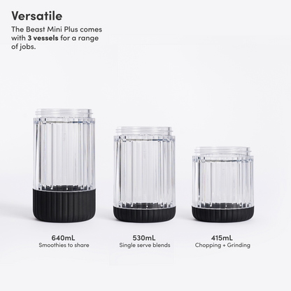 LuxePressKitchen Mini 600 Plus Compact Personal Blender with 600W Motor, BPA-Free Tritan Vessels, and Straw Cap System