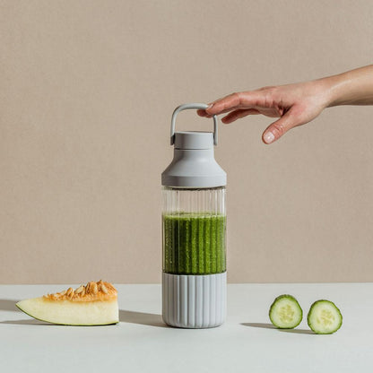 LuxePressKitchen Glass Hydration System – 750mL Infuser Water Bottle
