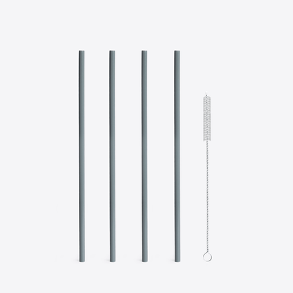 LuxePressKitchen Straw Kit (Medium) BPA-Free Reusable Straws for Blender Bottles