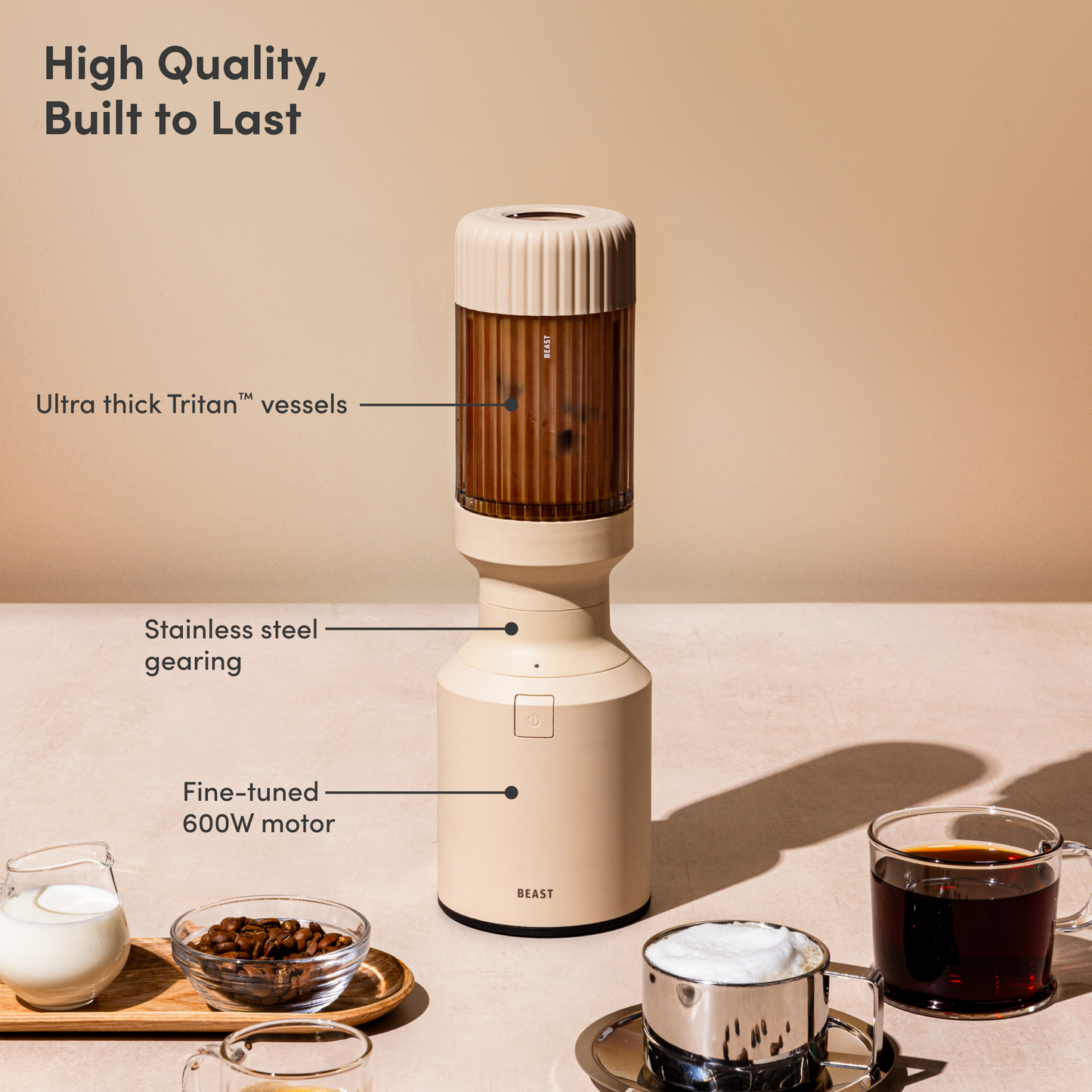 LuxePressKitchen Mini 600 Plus Compact Personal Blender with 600W Motor, BPA-Free Tritan Vessels, and Straw Cap System