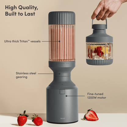 LuxePressKitchen Mega 1200 Plus Blender 1200W, 40.5 oz, BPA-Free