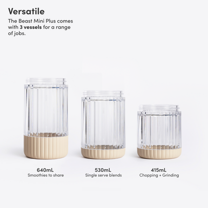 LuxePressKitchen Mini 600 Plus Compact Personal Blender with 600W Motor, BPA-Free Tritan Vessels, and Straw Cap System
