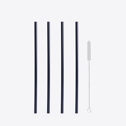 LuxePressKitchen Straw Kit (Medium) BPA-Free Reusable Straws for Blender Bottles