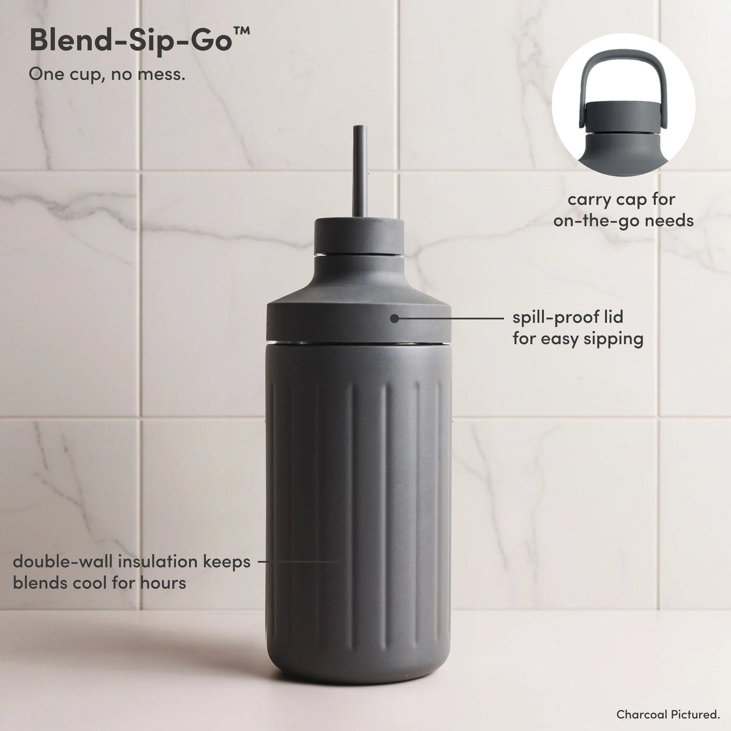 LuxePressKitchen Mega 1200 Stainless Steel Blender