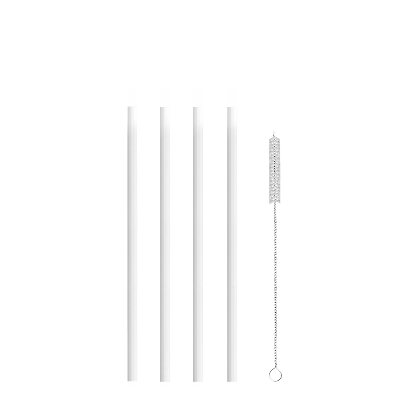LuxePressKitchen Straw Kit (Large) Reusable BPA-Free Straws with Cleaning Brush