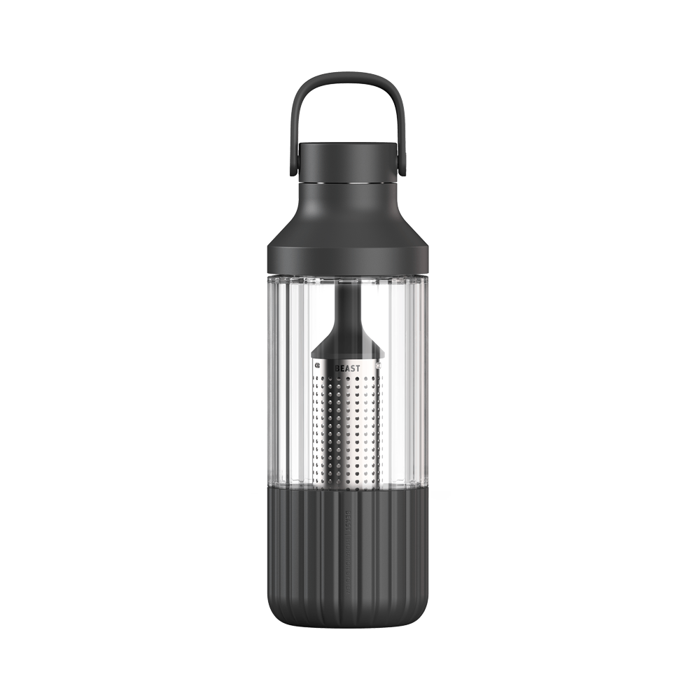 LuxePressKitchen Glass Hydration System – 750mL Infuser Water Bottle