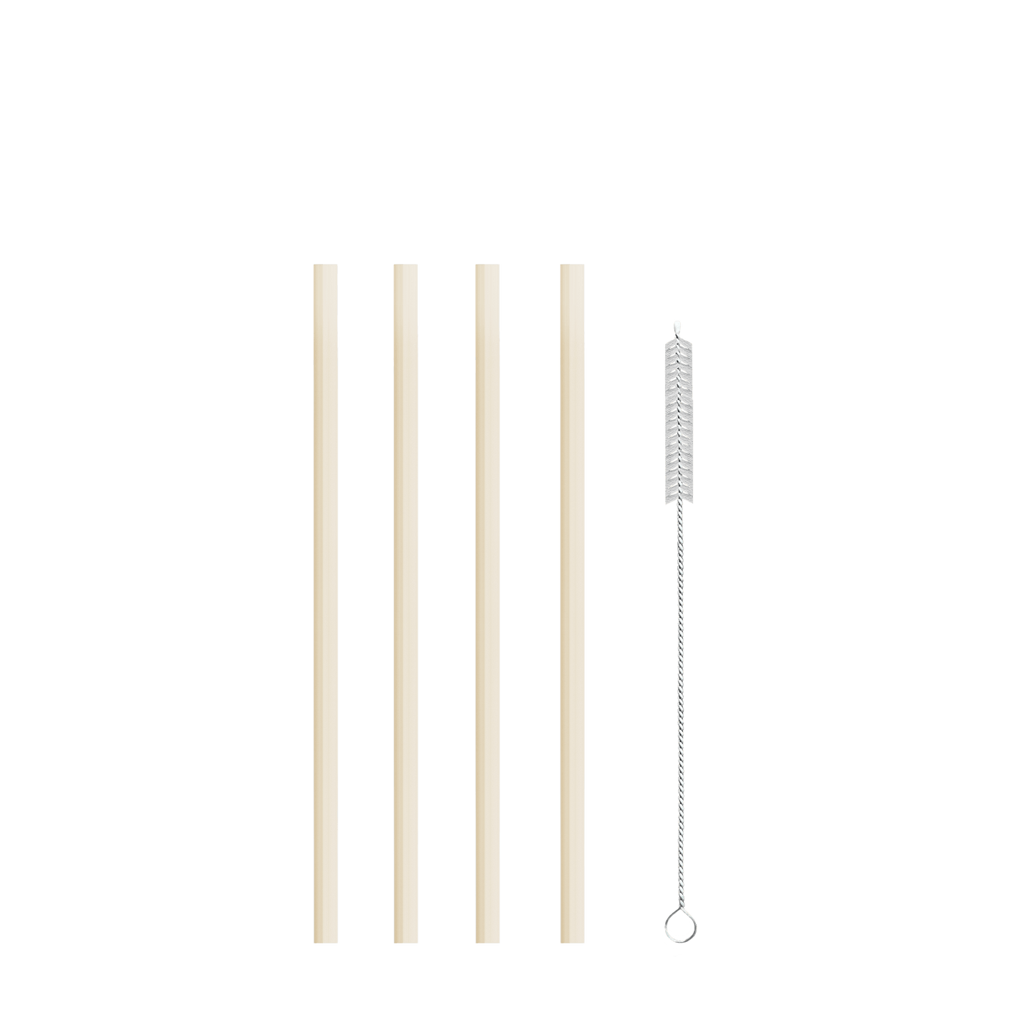 LuxePressKitchen Straw Kit (Large) Reusable BPA-Free Straws with Cleaning Brush