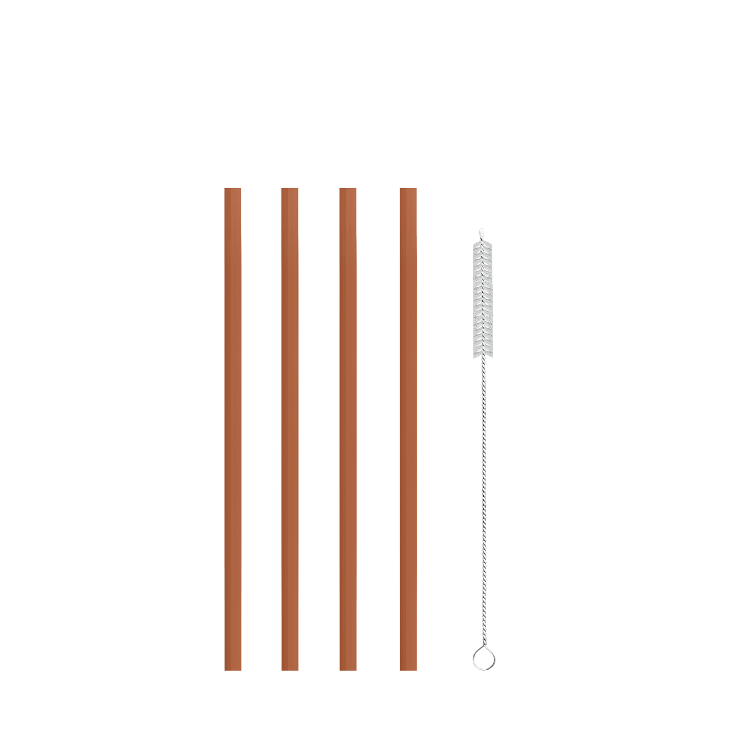 LuxePressKitchen Straw Kit (Large) Reusable BPA-Free Straws with Cleaning Brush