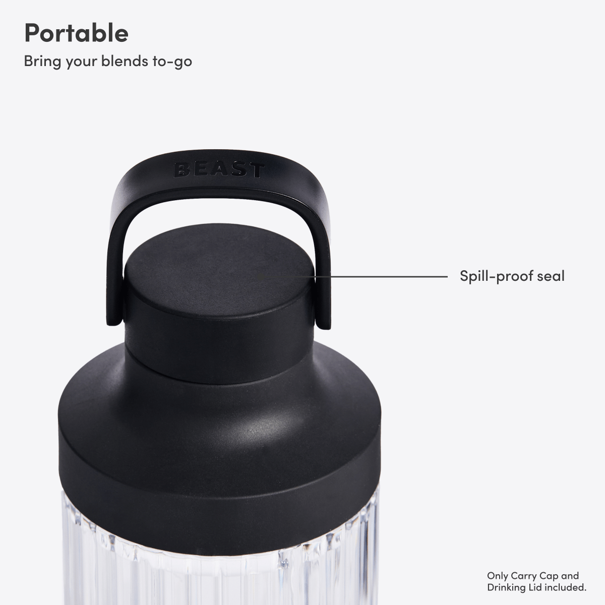 Blending Vessel Drinking Lid + Carry Cap (B6/85)