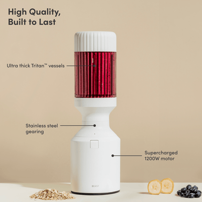 LuxePressKitchen Mega 1200 Blender 1200W Personal Blender with 1000mL Vessel