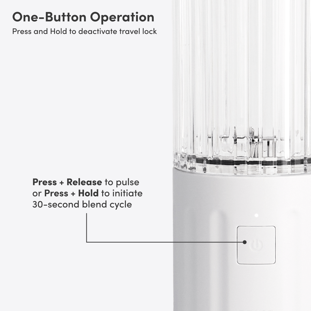 LuxePressKitchen GO Cordless Blender Portable USB-C Rechargeable