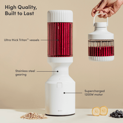 LuxePressKitchen Mega 1200 Plus Blender 1200W, 40.5 oz, BPA-Free