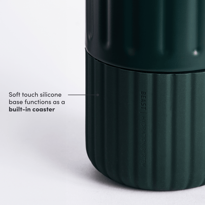 LuxePressKitchen Dual Cap Stainless Steel Hydration Bottle 22 oz Insulated Water Bottle