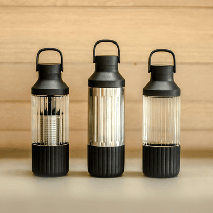 LuxePressKitchen Glass Hydration Bottle 750mL