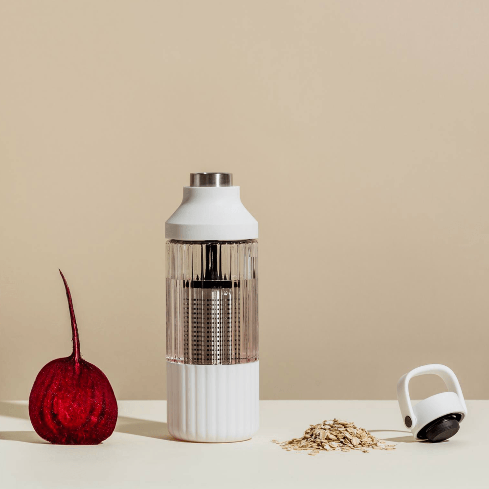 LuxePressKitchen Glass Hydration System – 750mL Infuser Water Bottle