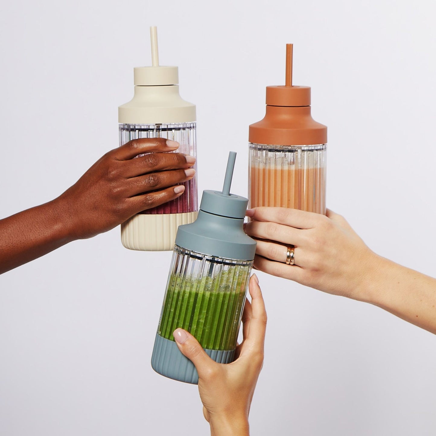 LuxePressKitchen Straw Kit (Large) Reusable BPA-Free Straws with Cleaning Brush