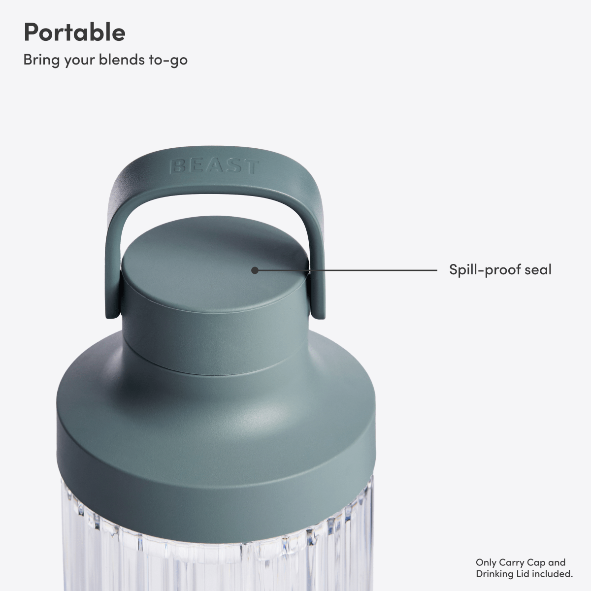 Blending Vessel Drinking Lid + Carry Cap (B6/85)