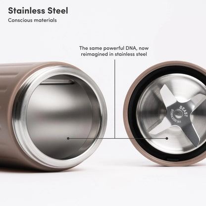 LuxePressKitchen Mighty 850 Stainless Steel Personal Blender, 850W, 700mL Stainless Steel Vessel, 2 Speeds