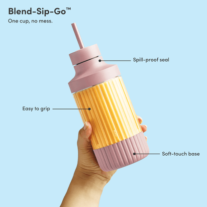 LuxePressKitchen Mighty 850 Personal Blender 850W, 22oz, BPA-Free