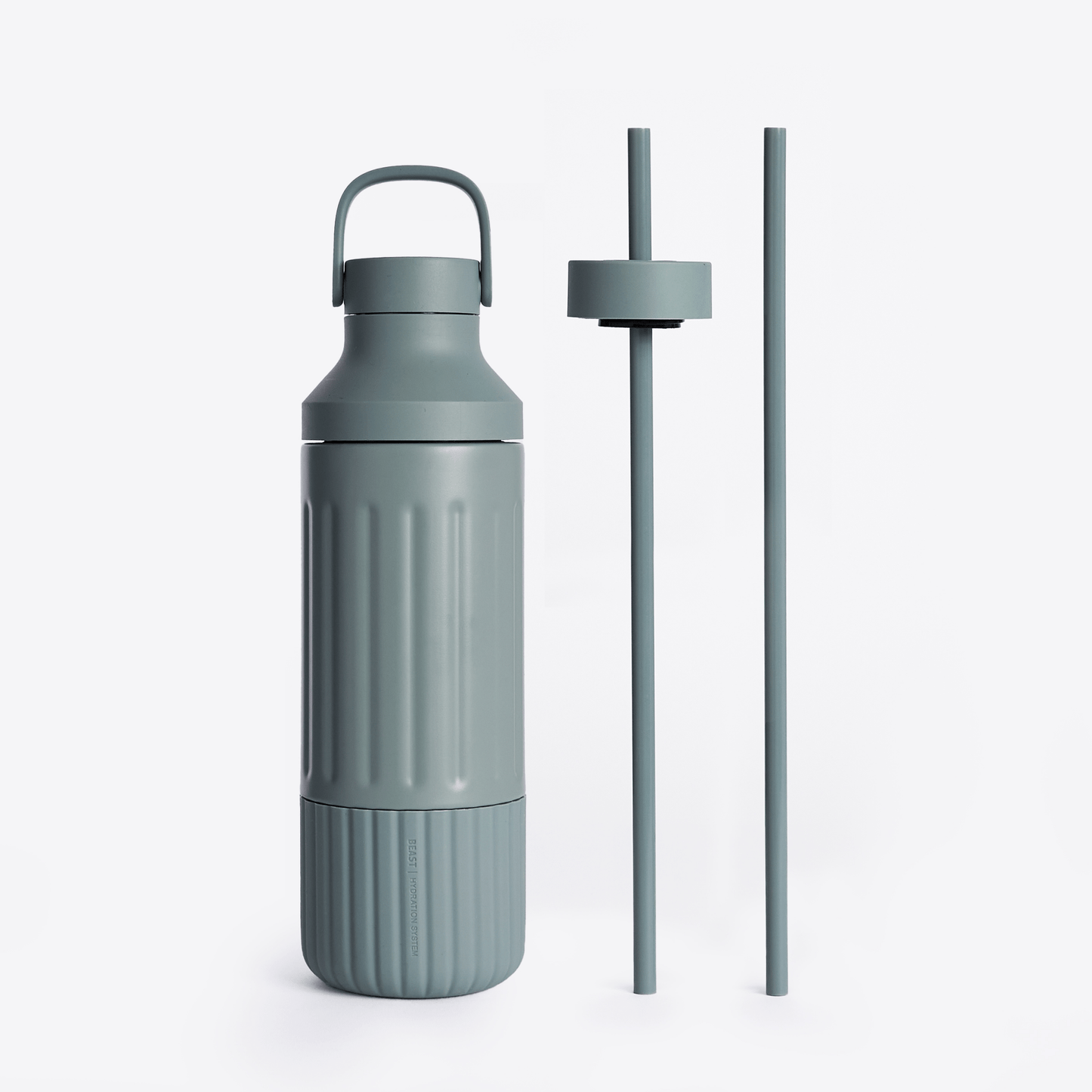 LuxePressKitchen Dual Cap Stainless Steel Hydration Bottle 22 oz Insulated Water Bottle