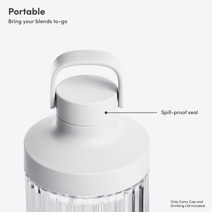 Blending Vessel Drinking Lid + Carry Cap