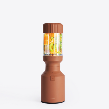 LuxePressKitchen Mini 600 Blender Compact Personal Blender with 600W Motor, 640mL Vessel, Straw Cap System