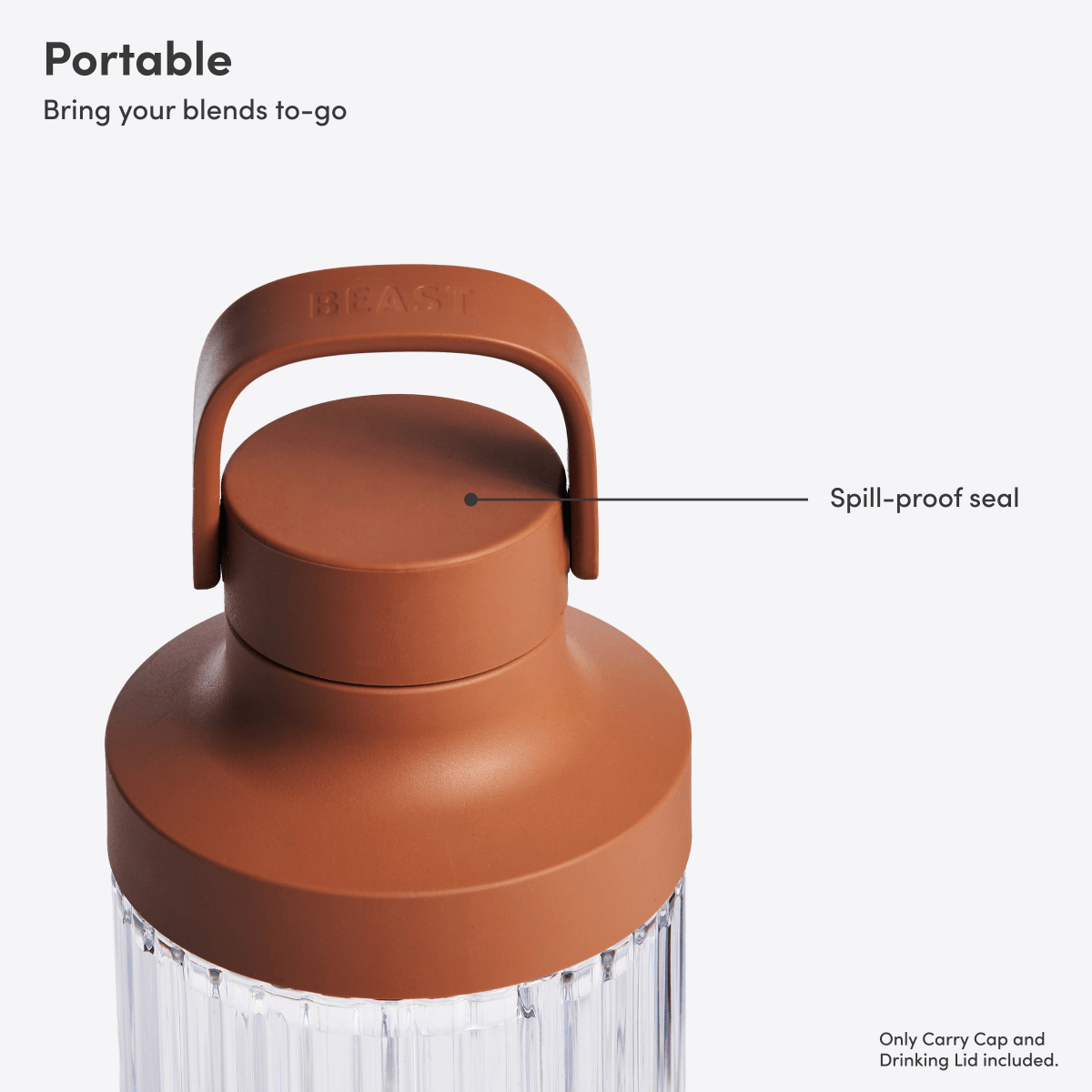 Blending Vessel Drinking Lid + Carry Cap (B6/85)