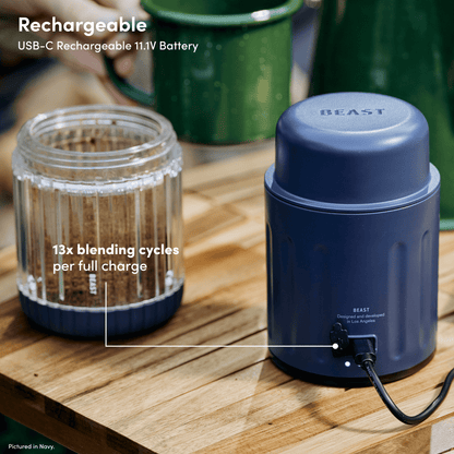 LuxePressKitchen GO Cordless Blender Portable USB-C Rechargeable
