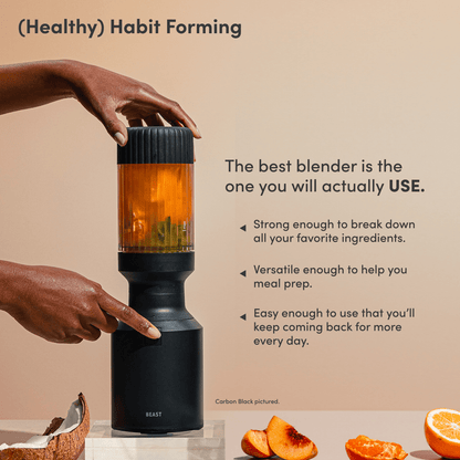 LuxePressKitchen Mighty 850 Personal Blender 850W, 22oz, BPA-Free