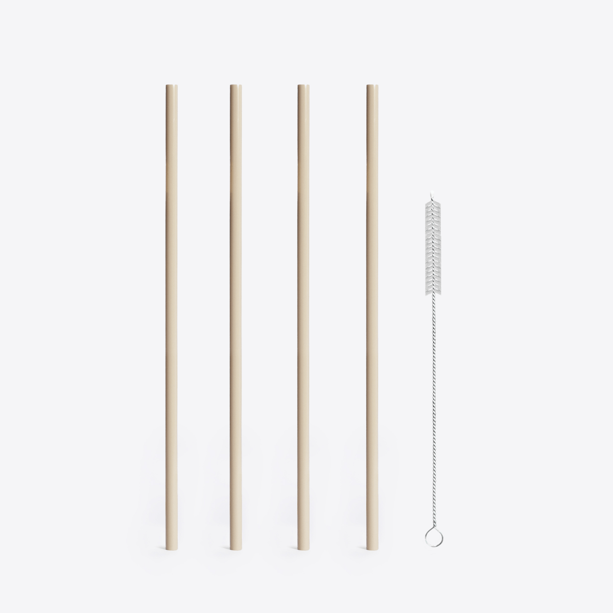 LuxePressKitchen Straw Kit (Large) Reusable BPA-Free Straws with Cleaning Brush