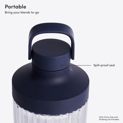 Blending Vessel Drinking Lid + Carry Cap