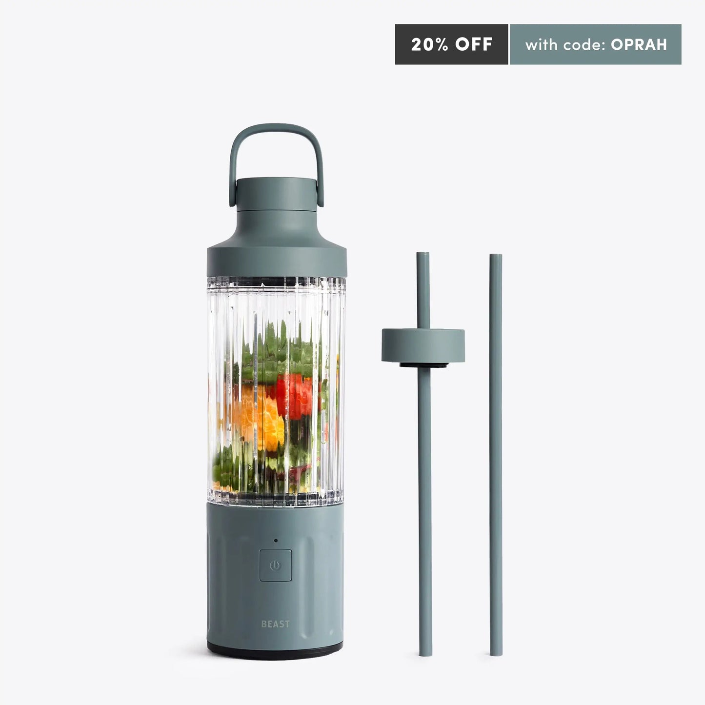 LuxePressKitchen GO Cordless Blender Portable USB-C Rechargeable