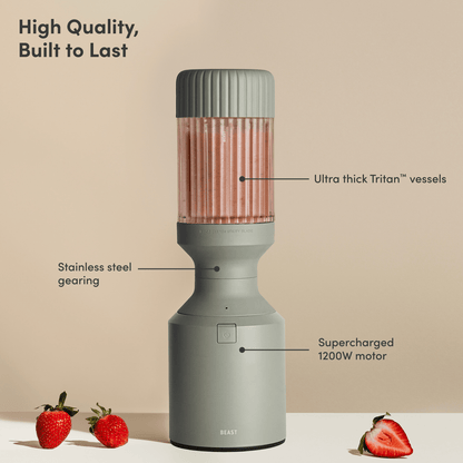 LuxePressKitchen Mega 1200 Blender 1200W Personal Blender with 1000mL Vessel