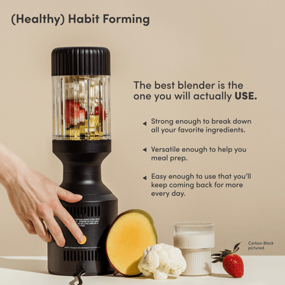LuxePressKitchen Mega 1200 Blender 1200W Personal Blender with 1000mL Vessel