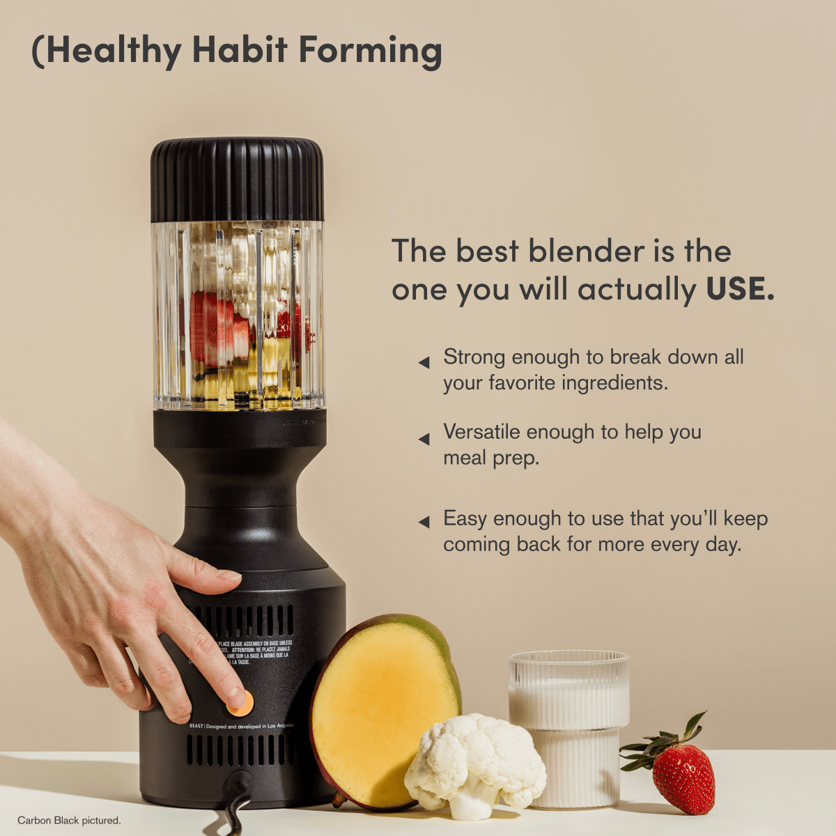 LuxePressKitchen Blender Tonal Refurbished