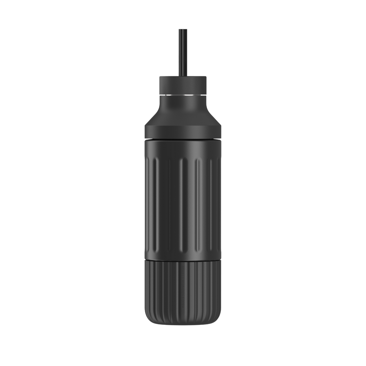 LuxePressKitchen Dual Cap Stainless Steel Hydration Bottle 22 oz Insulated Water Bottle