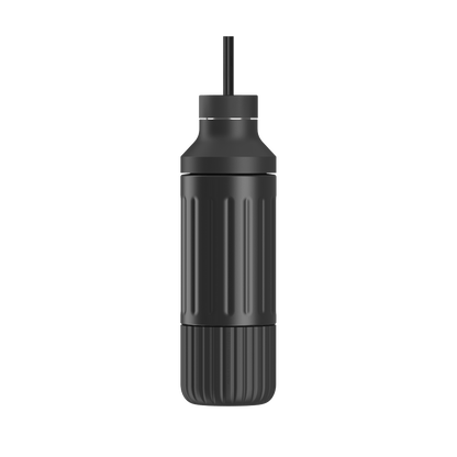 LuxePressKitchen Dual Cap Stainless Steel Hydration Bottle 22 oz Insulated Water Bottle