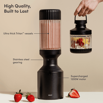 LuxePressKitchen Mega 1200 Plus Blender 1200W, 40.5 oz, BPA-Free