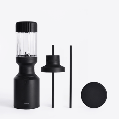 LuxePressKitchen Mini 600 Blender Compact Personal Blender with 600W Motor, 640mL Vessel, Straw Cap System