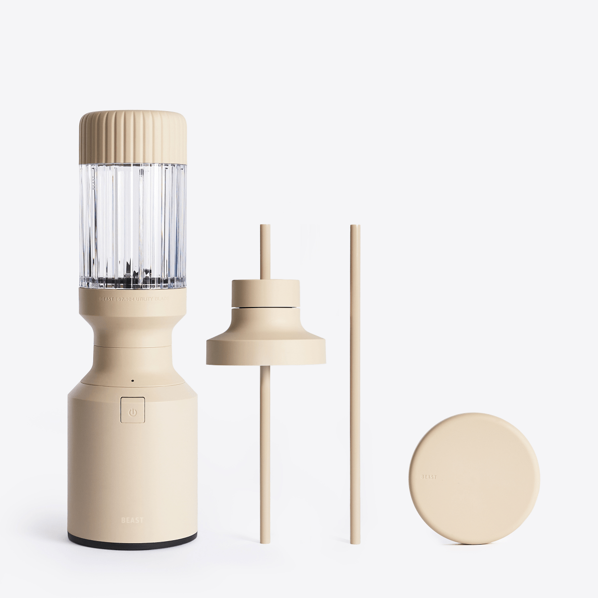 LuxePressKitchen Mini 600 Blender Compact Personal Blender with 600W Motor, 640mL Vessel, Straw Cap System