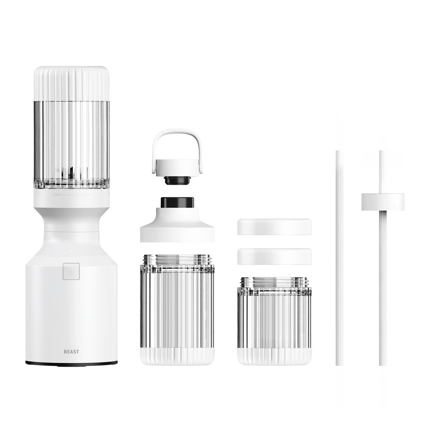 LuxePressKitchen Mini 600 Plus Compact Personal Blender with 600W Motor, BPA-Free Tritan Vessels, and Straw Cap System