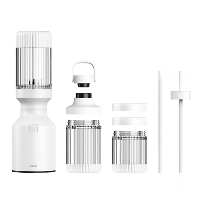 LuxePressKitchen Mini 600 Plus Compact Personal Blender with 600W Motor, BPA-Free Tritan Vessels, and Straw Cap System