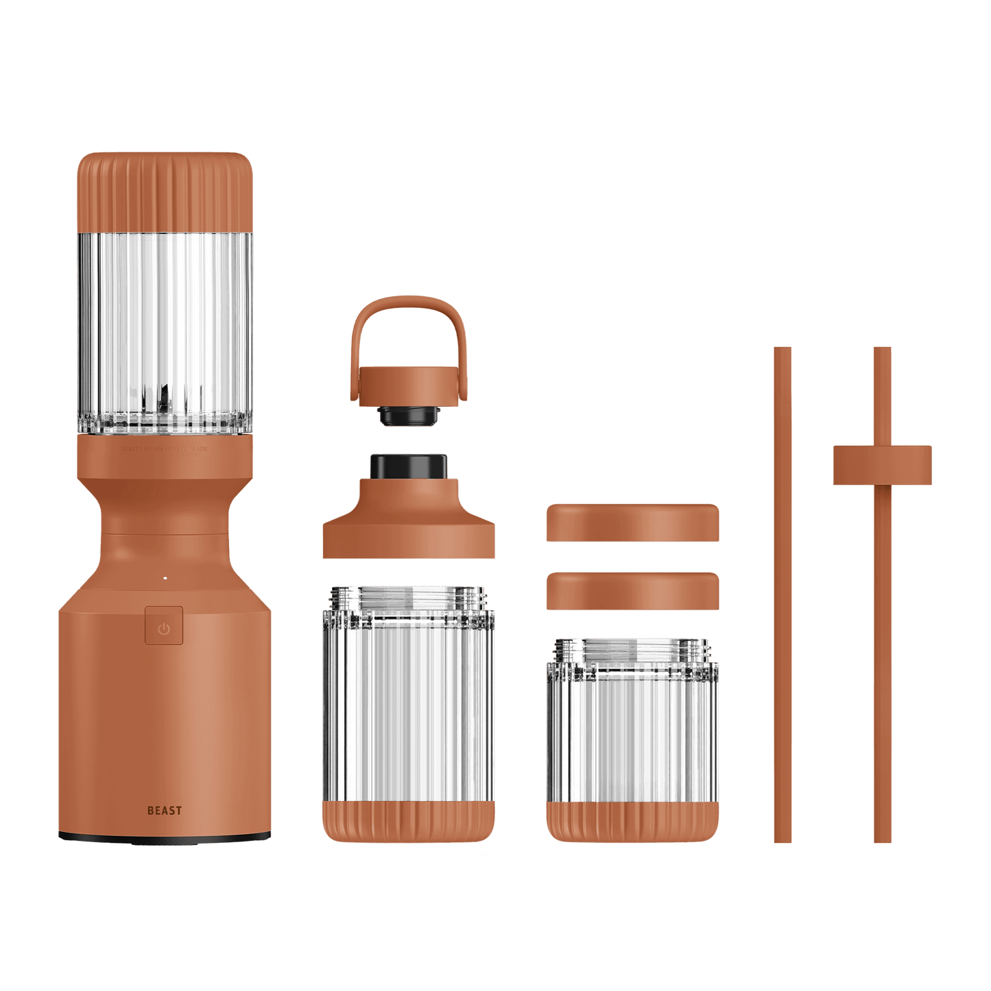 LuxePressKitchen Mini 600 Plus Compact Personal Blender with 600W Motor, BPA-Free Tritan Vessels, and Straw Cap System