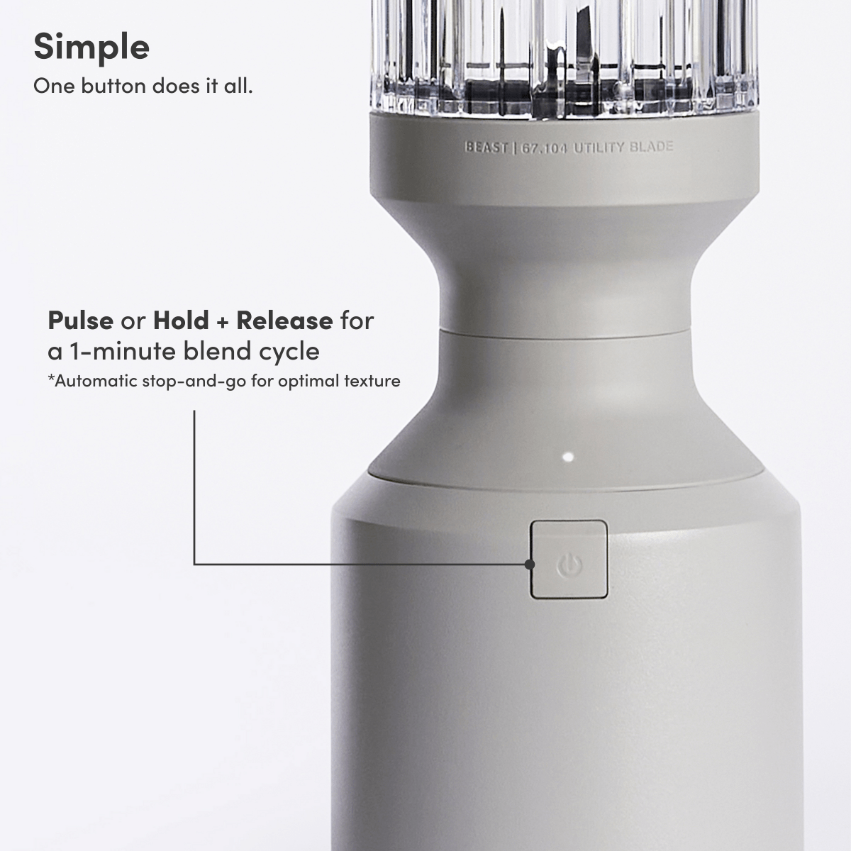 LuxePressKitchen Blender Tonal Refurbished