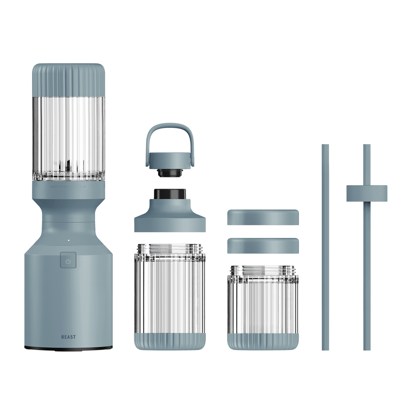 LuxePressKitchen Mini 600 Plus Compact Personal Blender with 600W Motor, BPA-Free Tritan Vessels, and Straw Cap System